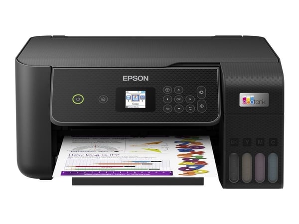 Epson EcoTank ET-2871, bläckstråleskrivare, färgutskrift, 5760 x 1440 dpi, färgkopiering, A4, svart