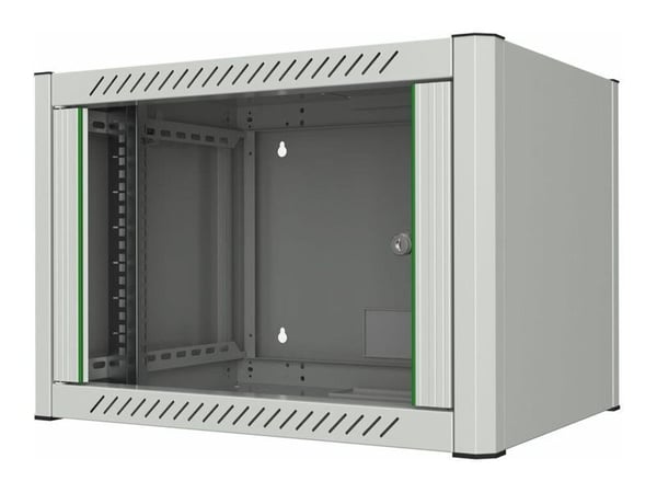 Lanview by Logon - Rack skap - 60 x 45 - veggmonterbar - hvit, RAL 7035 - 6U - 19"