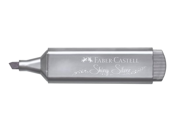 Faber-Castell TEXTLINER 46 Metallic - Markeringspenn - shiny silver - vannbasert blekk - 1-2-5 mm