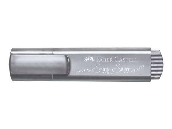 Faber-Castell TEXTLINER 46 Metallic - Markeringspenn - shiny silver - vannbasert blekk - 1-2-5 mm