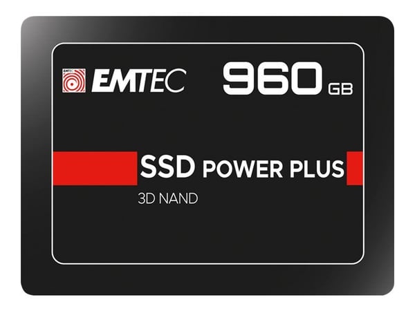 EMTEC X150 Power Plus 3D NAND - SSD - 960 GB - intern - 2.5" - SATA 6Gb/s