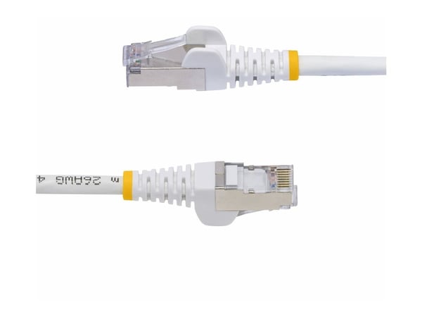 Startech 10m White CAT8 Ethernet Cable, Snagless, S/FTP, 25G/40G - Koblingskabel - RJ-45 (hann) til RJ-45 (hann) - 10 m - 5.6 mm - S/FTP - CAT 5/5e...