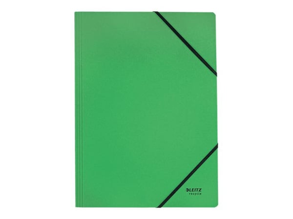 Elastinen kansio Leitz Recycle A4 kartonki vihreä - (10 kpl)