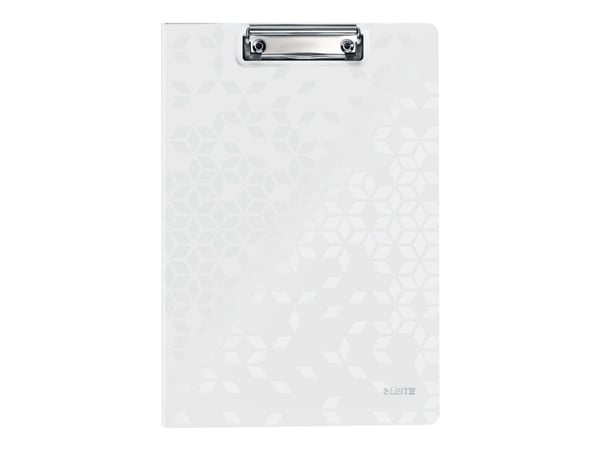 Clipboard Leitz WOW med forside A4 hvid
