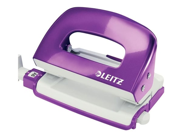 Leitz WOW NeXXt - Hålslag - 10 ark / 1 mm - metall - lila