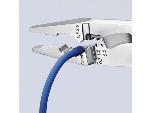 Knipex-pihdit sähkötöihin 6in1 200mm 1000V VDE (13 86 200)