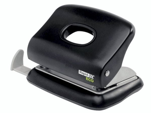 Rapid Eco - Hullstanser - 20 ark / 2 mm - metall, ABS-plast - svart