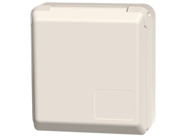 MENNEKES 4112, 3P, Skruvar, Beige, IP44, 230 V, 16 A