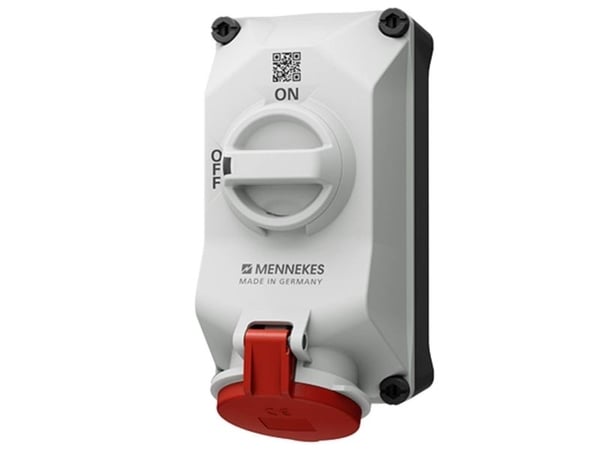 MENNEKES 5603506G Seinäpistorasia DUO 32A5P6h 400V IP44 (5603506G)