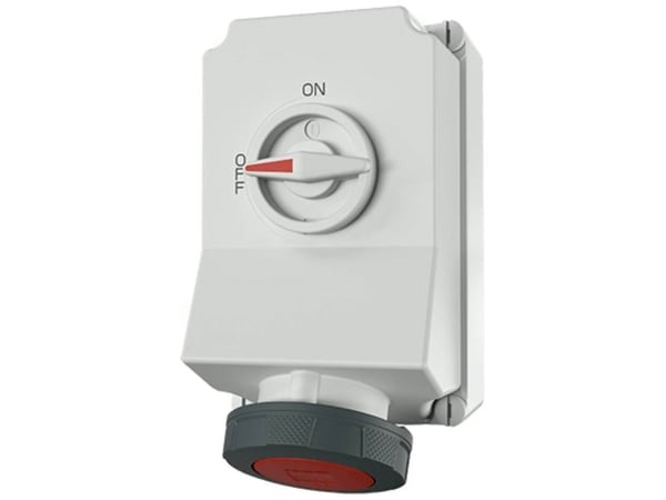 MENNEKES 5113A, Punainen, Valkoinen, IP44, 400 V, 63 A