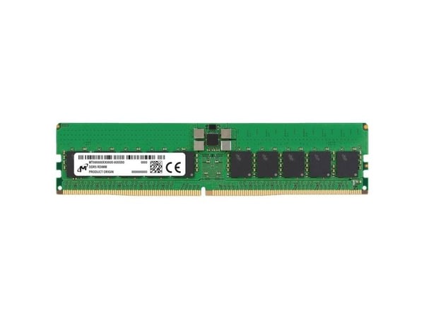 Micron - DDR5 - modul - 32 GB - DIMM 288-PIN - 5600 MHz / PC5-44800 - CL46 - 1,1 V - registrert - ECC