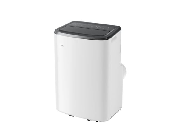 AEG AXP26U339CW, Forflyttbart klimaanlegg (monoblokk), Kjøling, Avfuktende, Vifte, 9000 BTU/t, 1,2 l/t, 64 dB, R290