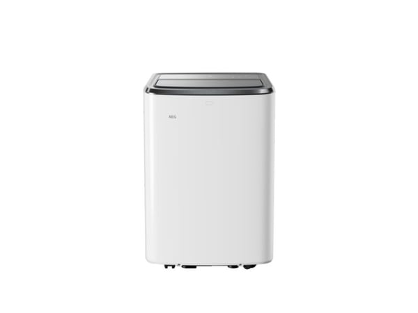 AEG AXP26U339CW, Forflyttbart klimaanlegg (monoblokk), Kjøling, Avfuktende, Vifte, 9000 BTU/t, 1,2 l/t, 64 dB, R290