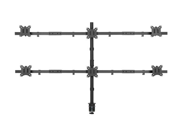 Equip 650160, Klemme/malje, 42 kg, 43,2 cm (17"), 81,3 cm (32"), 100 x 100 mm, Sort