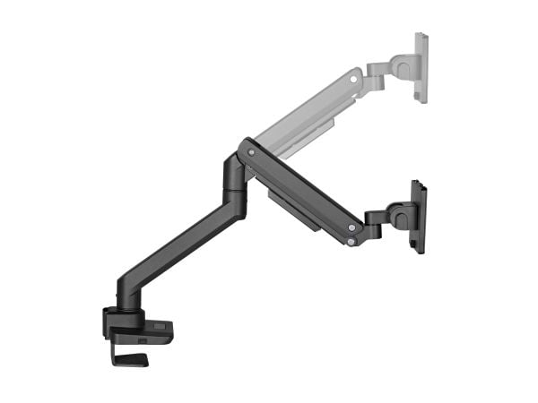 Equip 650180, Klemme/malje, 20 kg, 43,2 cm (17"), 124,5 cm (49"), 100 x 100 mm, Sort