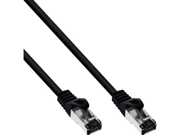 InLine 78807S, 7,5 m, Cat8.1, S/FTP (S-STP), RJ-45, RJ-45, Svart