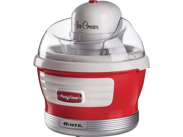 Ariete 0643/00, Perinteinen jäätelökone, 1,5 L, 1 kulhoa, Punainen, 30 min, 24 h