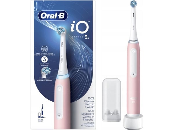 Oral-B iO Series 3n Blush Pink elektrisk tandbørste