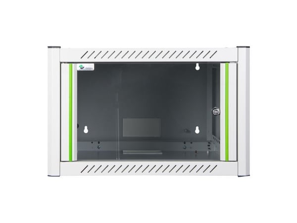 Lanview by Logon - Rack skap - 60 x 45 - veggmonterbar - hvit, RAL 7035 - 6U - 19"