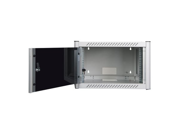 Lanview by Logon - Rack skap - 60 x 45 - veggmonterbar - hvit, RAL 7035 - 6U - 19"