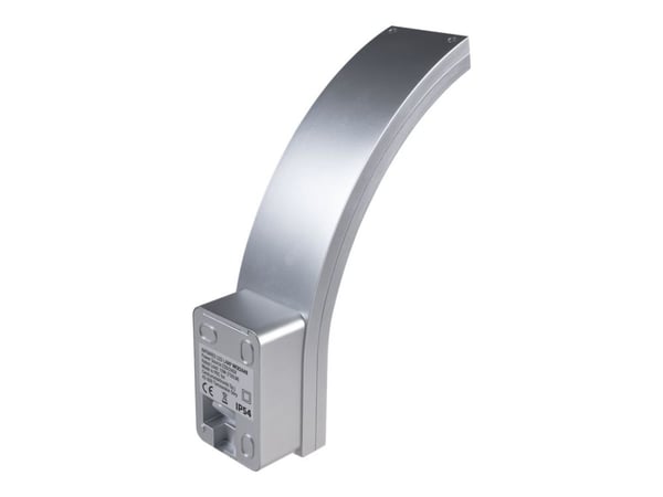 Maclean MCE244S - Vegglampe - LED - 10 W (ekvivalent 100 W) - sølv