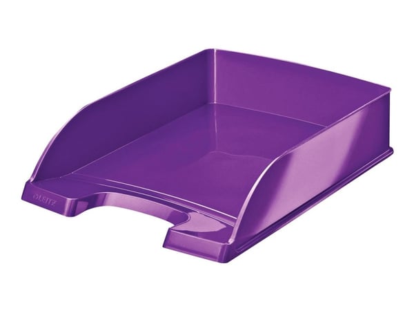Leitz WOW - Brevbakke - for A4 (210 x 297 mm) - metallisk purpur