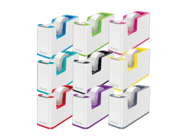 Leitz WOW DISPENSER DUAL COLOR BIAN/NERO