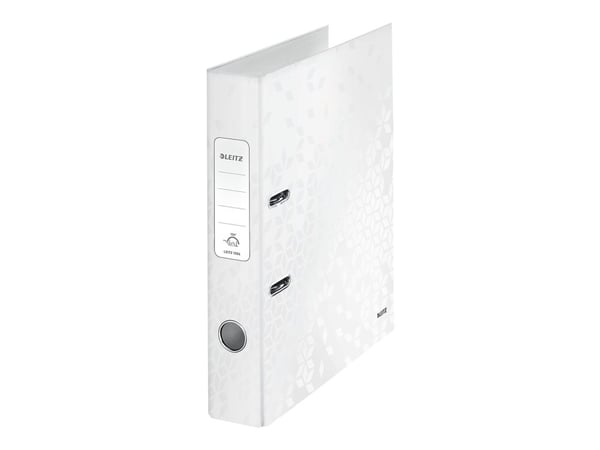 Leitz WOW 180° - Spakbågesfil - ryggbredd: 50 mm - för A4 (210 x 297 mm) - kapacitet: 350 ark - pärlvit