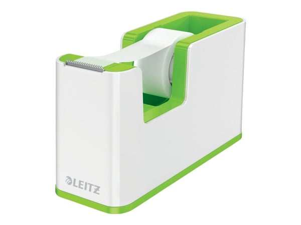 Leitz WOW - Dispenser med kontortape - skrivebord - grønn dispenser