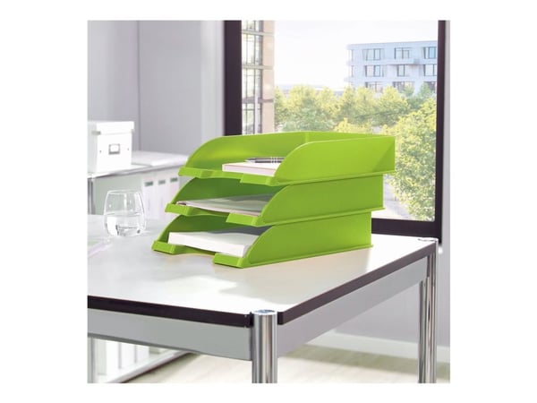 Leitz WOW - Brevbakke - for A4 (210 x 297 mm) - grønn
