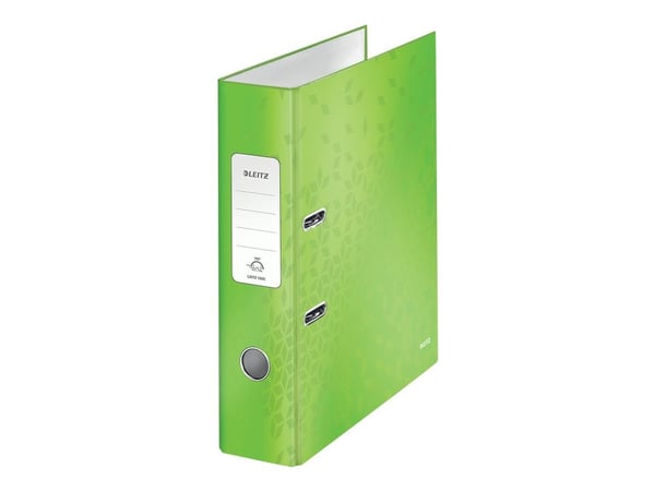 Leitz 180° WOW - Hevarmbuefil - bokryggbredde: 80 mm - for A4 (210 x 297 mm) - kapasitet: 600 ark - grønn