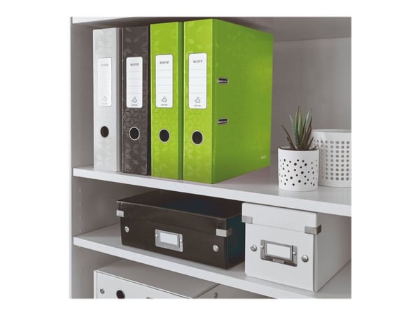Leitz 180° WOW - Spakbågesfil - ryggbredd: 80 mm - för A4 (210 x 297 mm) - kapacitet: 600 ark - grön