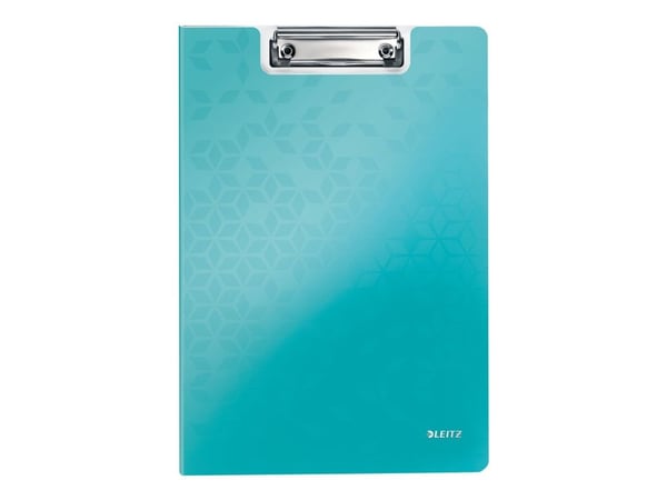 Leitz WOW - Urklippsmapp - för A4 (210 x 297 mm) - kapacitet: 75 ark - turkosmetallic