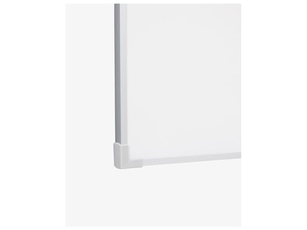 Esselte - Whiteboard - 900 x 1200 mm - emalje - magnetisk - grå ramme