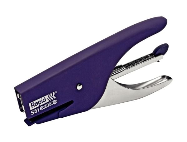 Nitoja Rapid S51 15 arkin SoftGrip violetti