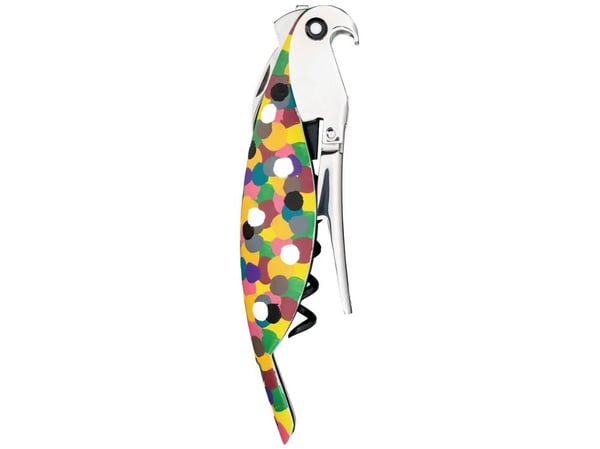 Alessi am32 - Bevinget korketrekker - Flerfarget - Aluminium - Polykarbonat (PC) - 30 mm - 25 mm - 130 mm (AAM32 1)