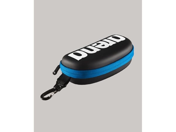 Arena Goggle Case, Etui, Sort, Blå, Hvit, En Størrelse, EVA ( Ethylene-vinyl-acetat), Polyester, 1 stykker