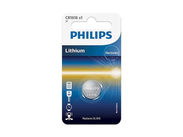 Philips CR1616 - Akut CR1616 - Li - 50 mAh - 50 mAh