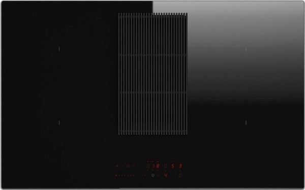 Elica NikolaTesla Prime S, Sort, Innebygget, 83 cm, Sonebasert induksjon, Herdet glass, 4 zone(s)