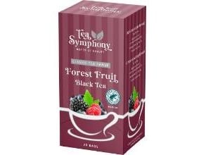 Te Sort Tea Symphony Forest Fruit Black Tea 20 breve Rainforest Alliance Skovbær,6 pk x 20 stk/krt