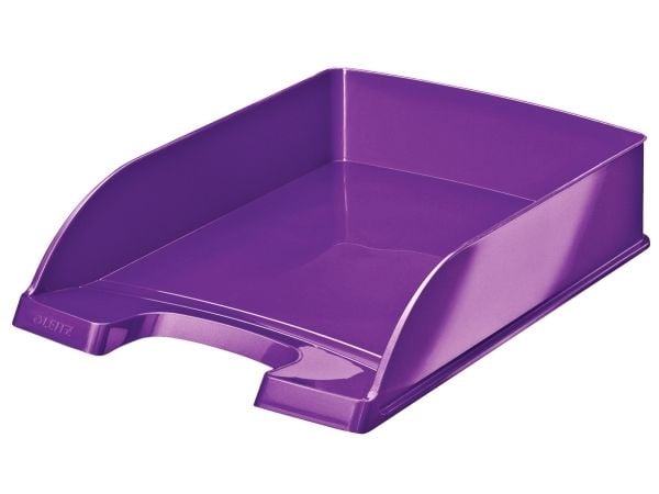 Leitz WOW - Brevbakke - for A4 (210 x 297 mm) - metallisk purpur