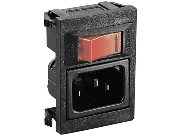 Bulgin BZV03/Z0000/74 Strømstik 1 stk Bulgin BZV03/Z0000/74 Strømstik 1 stk