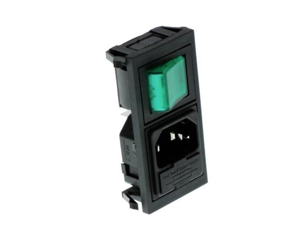 Bulgin BZV01/Z0000/12 Strømstik 1 stk Bulgin BZV01/Z0000/12 Strømstik 1 stk