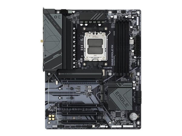 Gigabyte B650 EAGLE AX - Emolevy - ATX - Socket AM5 - AMD B650 piirisarja - USB-C 3.2 Gen 1, USB 3.2 Gen 2, USB 3.2 Gen 1 - Gigabit LAN - sisäinen ...