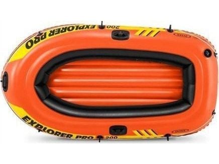 Intex 58356NP, Babybåt, Gutt/Jente, PVC, Sort, Oransje, Gult