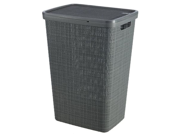 Curver JUTE 58L pyykkikori Tummanharmaa