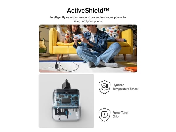 Anker Series 3 312 - Strömadapter - 25 Watt - 3 A - IQ 3.0 (USB-C)