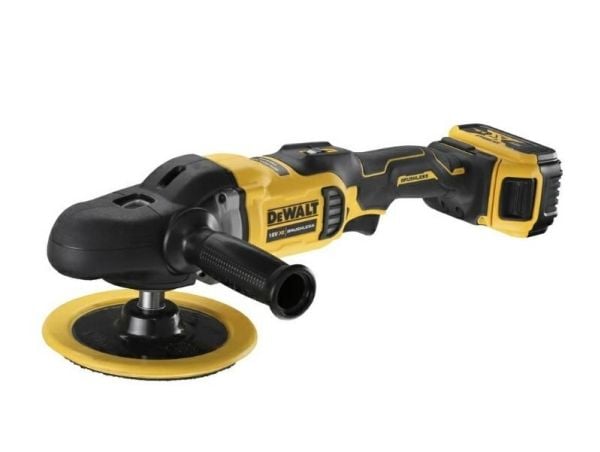 Dewalt DCM849P2-QW - Kiillotuskone - 18V XR - 150/180 mm. - 2 x 5 Ah akkua