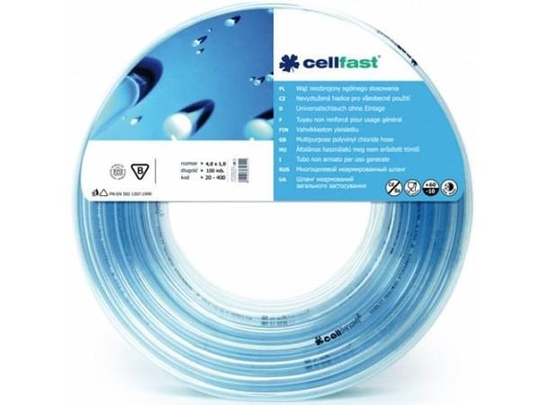 Cellfast GENERELT SLANGE 10,0x1,5 100 LM, IKKE FORSTERKET