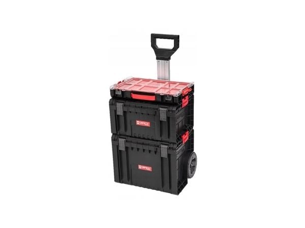 Qbrick System 414318 3-i-1 transportvogn med verktøykasser